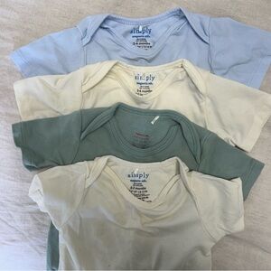 Set of Four Magnetic Me Simply Onesies